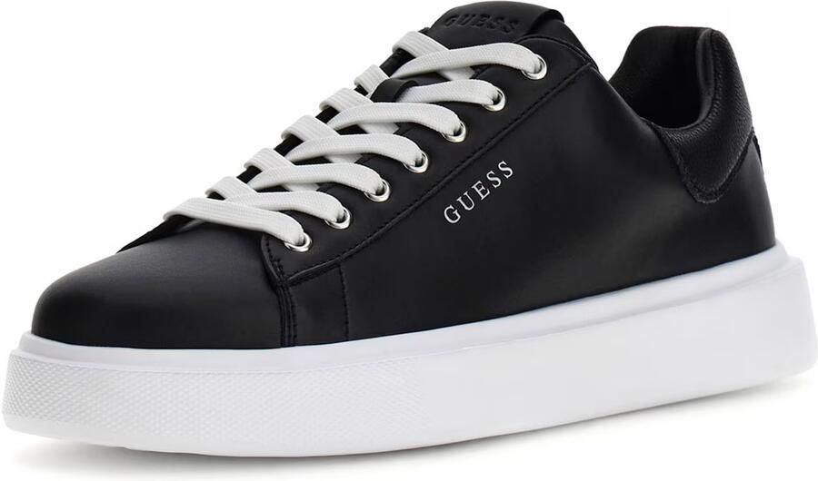 GUESS Sneakers laag 'PRAVI' zwart wit - Foto 2