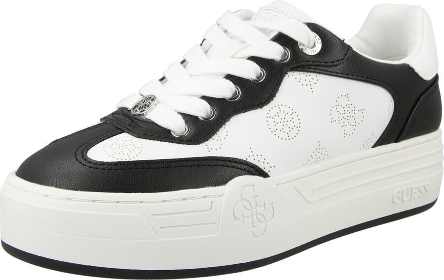 GUESS Sneakers laag 'SWOLE3' zwart wit