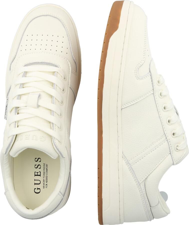 Guess Sneakers van echt leer met logodetail model 'Uddent' - Foto 3