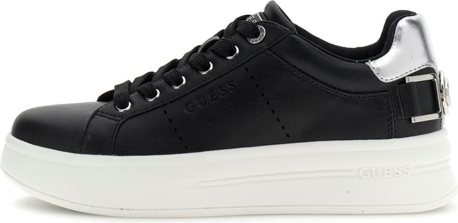 GUESS Sneakers laag 'WESLI' zwart zilver - Foto 3