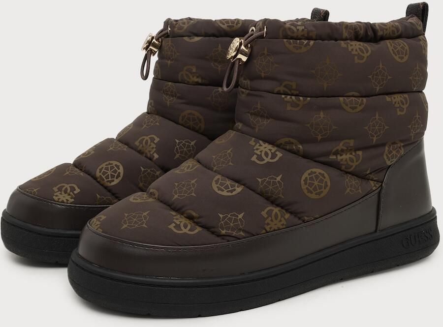 GUESS Snowboots 'VICENT' chocoladebruin ombergrijs - Foto 8