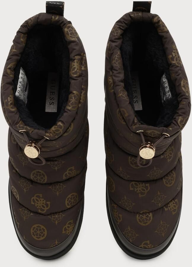 GUESS Snowboots 'VICENT' chocoladebruin ombergrijs - Foto 10
