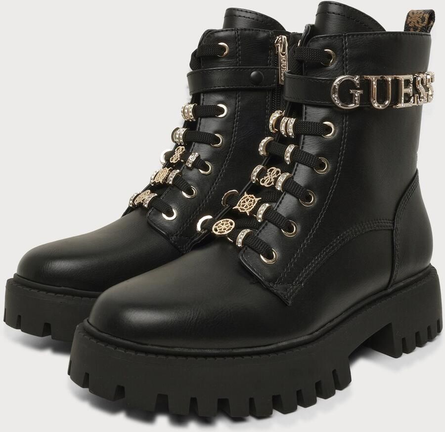 GUESS dameslaarzen met veters Ficki zwart - Foto 12