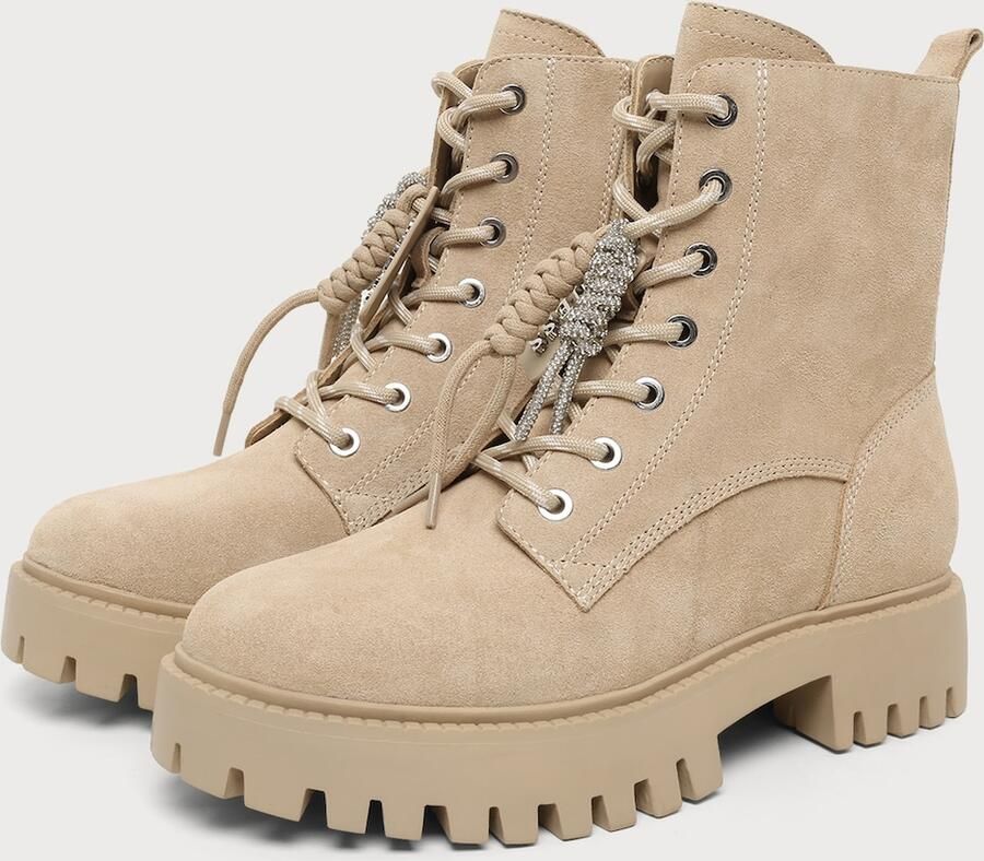 GUESS Veterlaarsjes 'Fizzle' beige - Foto 3
