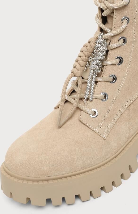 GUESS Veterlaarsjes 'Fizzle' beige - Foto 5