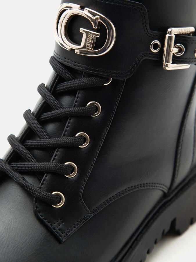 GUESS Veterlaarsjes 'OLANNA' goud zwart - Foto 7