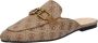 GUESS Bommiya3 Dames Mocassins Beige Bruin - Thumbnail 2