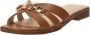 Guess Zomer Dames Sandalen Collectie Polyester Beige Dames - Thumbnail 5