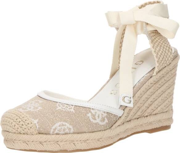 Guess Sandalen met hak Cyrena in beige