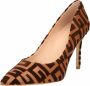 GUESS Piera Pumps High Heels Schoenen Hoge Hak Dames Cognac + - Thumbnail 3