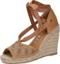 GUESS Diandra Dames Sandalen met Hak Beige Bruin - Thumbnail 3