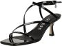 Guess Zwarte Leren Sandalen Rimilla Black Dames - Thumbnail 4