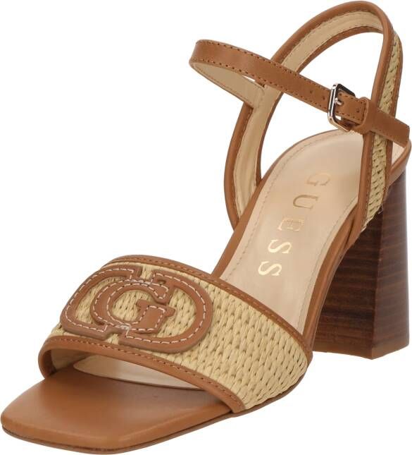 Guess Sandalen met hak Ganika in beige