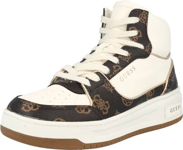 GUESS Dames Sneakers Tullia Witte Hoge Sportieve Schoenen - Foto 3