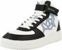 GUESS Dames Sneakers VYVES Hoog Wit Zwart Logo Flexibele Zool voor Comfort - Thumbnail 2