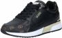 Guess Dames Sneakers Moxea Active Lady Zwart Bruin Multilogo Black Dames - Thumbnail 4