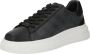 Guess Zwarte Sneakers 4G Logo Suède Inzetstukken Black Heren - Thumbnail 38