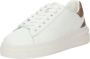 Guess Leren Patch Sneakers Fljelbfal12 White Dames - Thumbnail 2