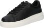 Guess Zwarte suède sneakers met logodetails Black Dames - Thumbnail 4