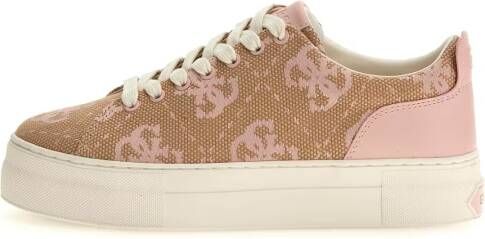 Guess Plateausneakers met labelprint model 'GIAA'