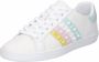 Guess Dames Sneakers met Studs en Ronde Neus White Dames - Thumbnail 5