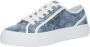 GUESS Jelexa Sneakers Dames Blauw - Thumbnail 4