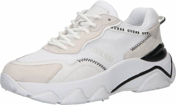GUESS Slip-On Sporty Lace-Up Sneakers with Rubber Sole Wo White - Foto 6