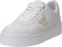Guess Platte Polyethyleen Damesschoenencollectie White Dames - Thumbnail 4