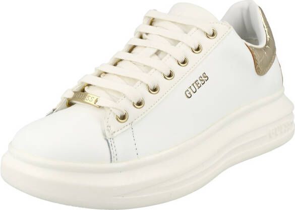 Guess Minimalistische Sneaker met Verhoogde Zool en Kokos Laminaat White Dames - Foto 19