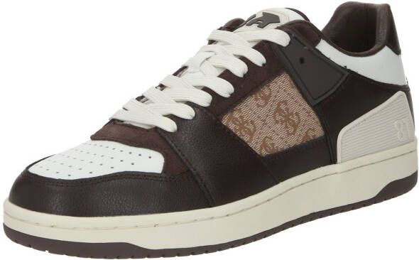 Guess Bruine leren sneakers Fmjsawfap12 Brown Heren - Foto 5