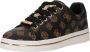 GUESS Brocr dames sneaker Bruin multi - Thumbnail 3