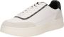 Guess Witte Sneakers Plateau Leer Veters - Thumbnail 2