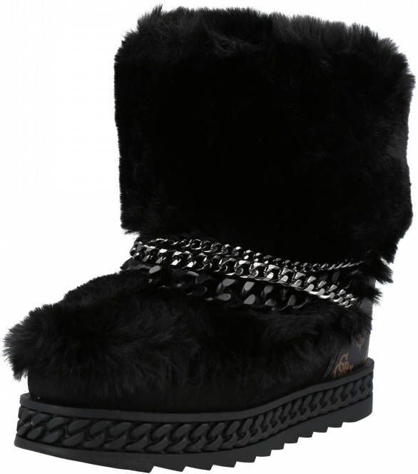 GUESS Hasana Vachtlaarzen Warme Laarzen Dames Zwart - Schoenen.nl