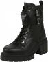 GUESS Kaylana Veterboots Laarzen Met Veters Dames Zwart - Thumbnail 5