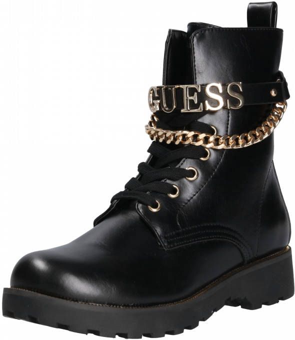 GUESS Nina Veterboots Laarzen Met Veters Dames Zwart - Foto 11
