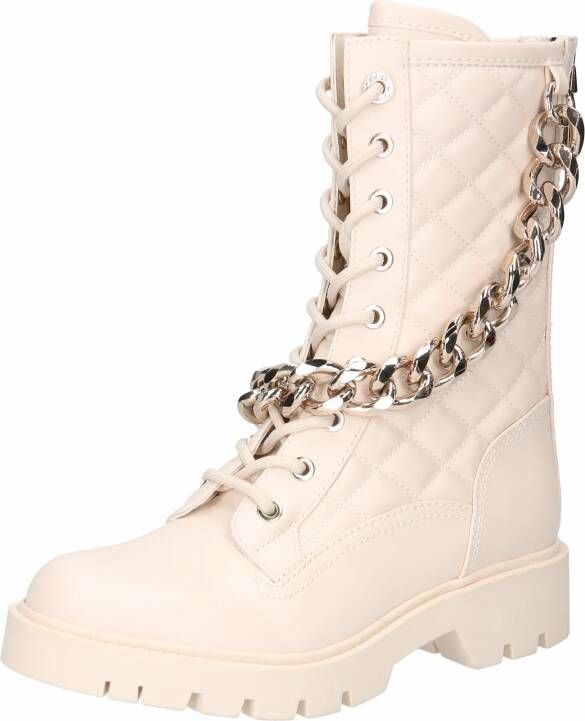 GUESS Damesenkelboots Beige RIPLEI 36 EU Fijne Elegante Veterboots - Foto 8