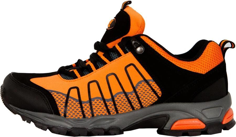 Guggen Mountain Sportieve veterschoen 'Wandern Trekkingschuhe T002 Wanderschuhe' oranje zwart - Foto 4