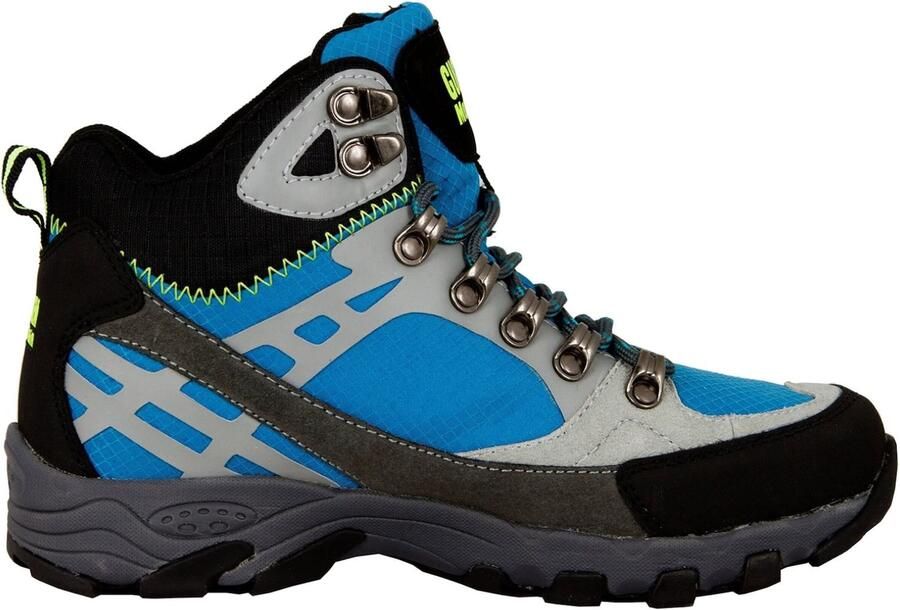 Guggen Mountain Veterlaarzen 'M011' blauw neongeel lichtgrijs zwart - Foto 3