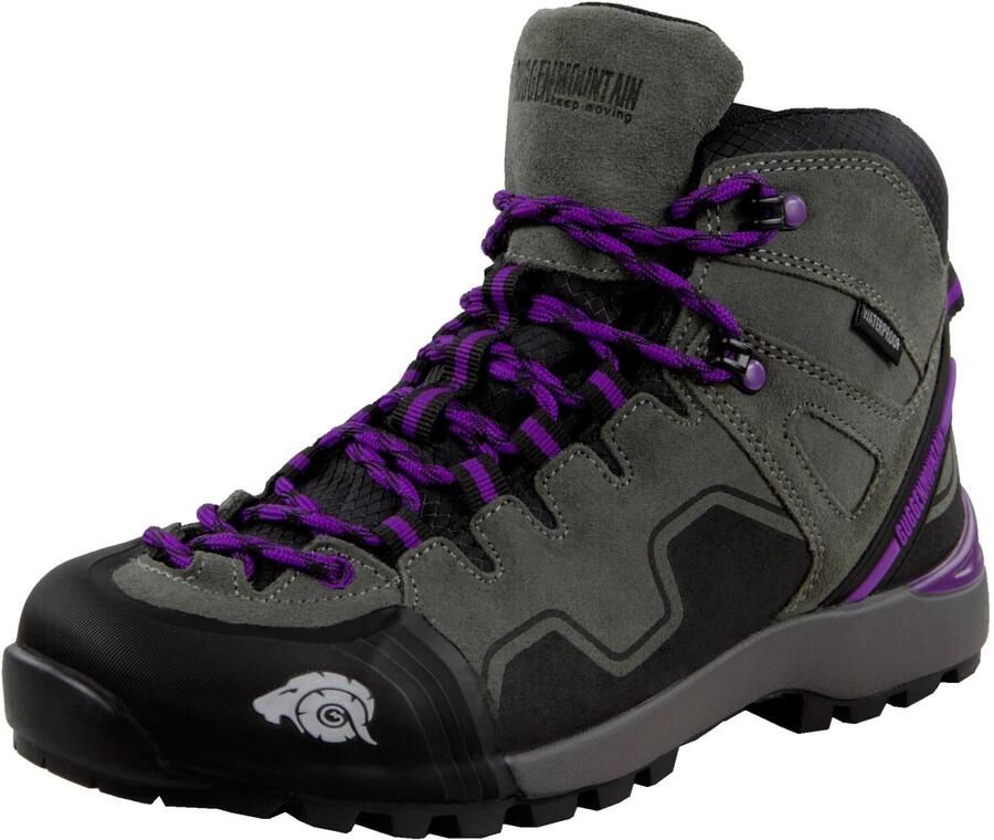 Guggen Mountain Veterlaarzen 'PM021' basaltgrijs lila zwart