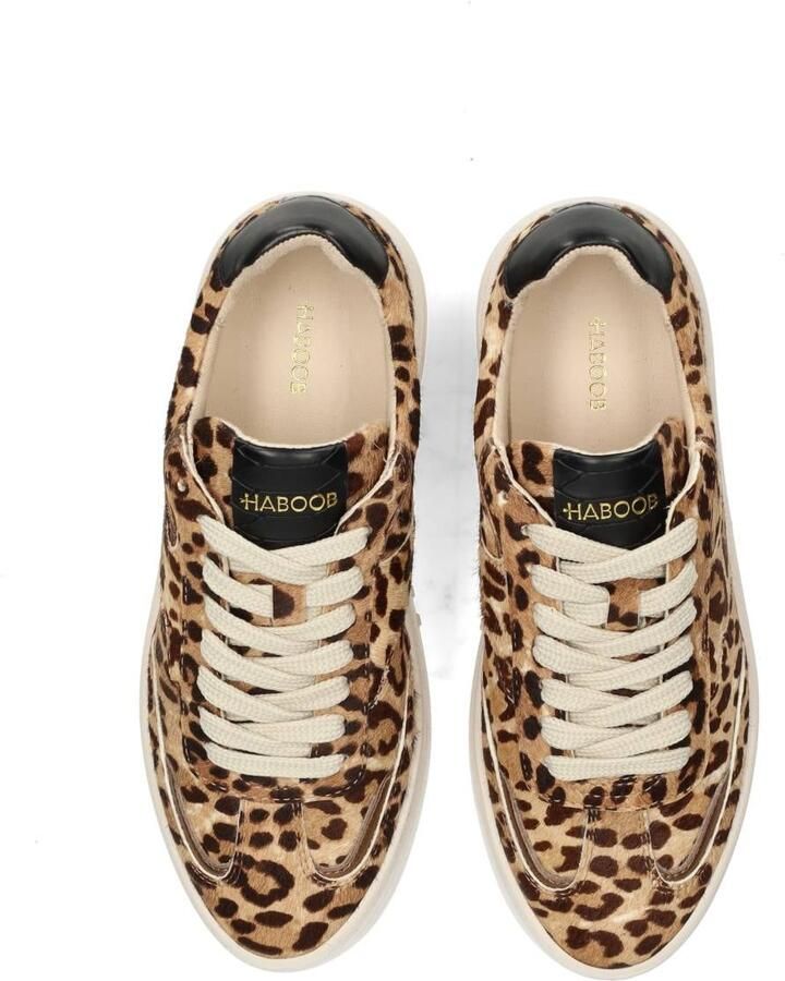 Haboob Sneakers laag 'ARELIE' beige bruin zwart wit - Foto 2