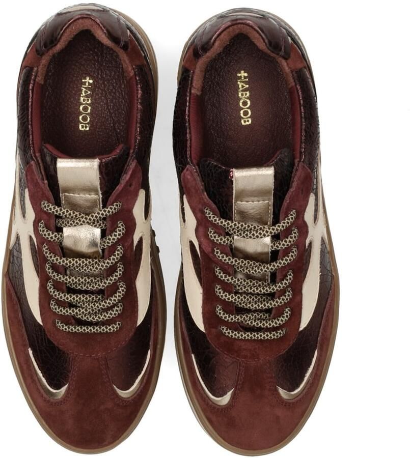 Haboob Sneakers laag ' AURELIE Damen Sneaker' bordeaux - Foto 6