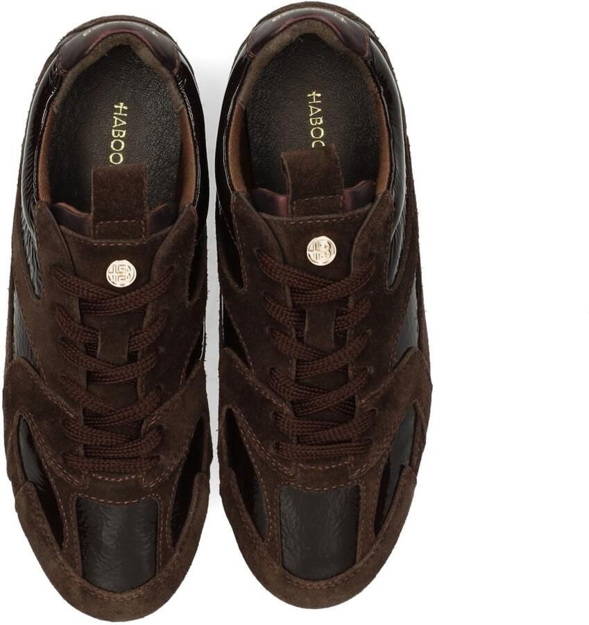 Haboob Sneakers laag ' AYLA Damen Sneaker' donkerbruin - Foto 6
