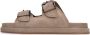 Haboob Grijze Suède Stijlvolle Slippers Gray Dames - Thumbnail 6