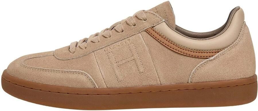 Hackett London Sneakers laag 'Beck Ivys' donkerbeige