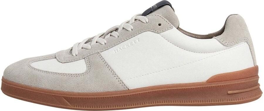 Hackett London Sneakers laag 'Brando Circuit' donkerbeige wit - Foto 2