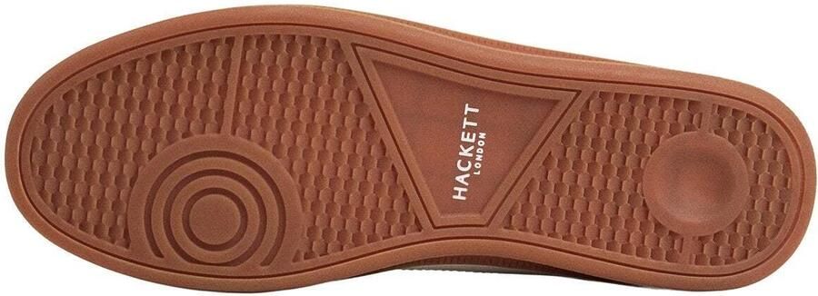 Hackett London Sneakers laag 'Brando Circuit' donkerbeige wit - Foto 6