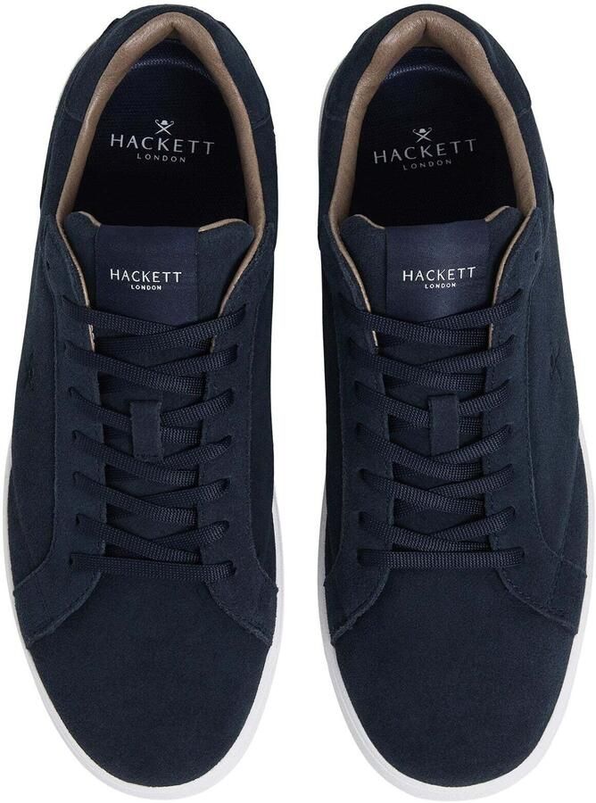 Hackett London Brando Soft marineblauwe leren sneakers - Foto 4