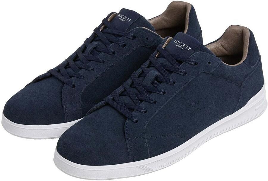 Hackett London Brando Soft marineblauwe leren sneakers - Foto 2