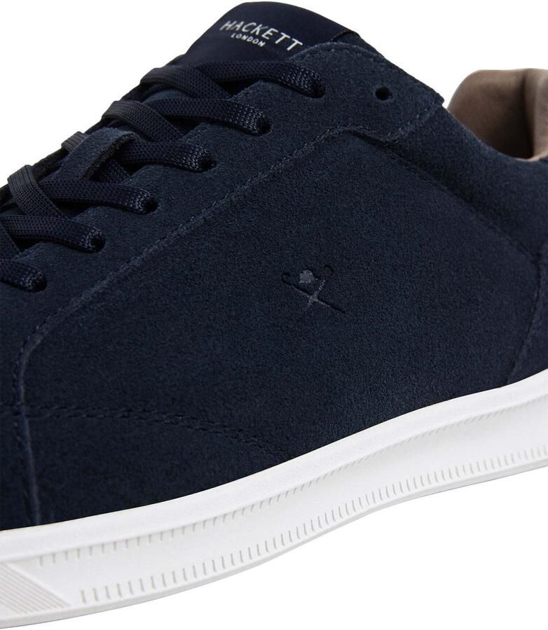 Hackett London Brando Soft marineblauwe leren sneakers - Foto 7