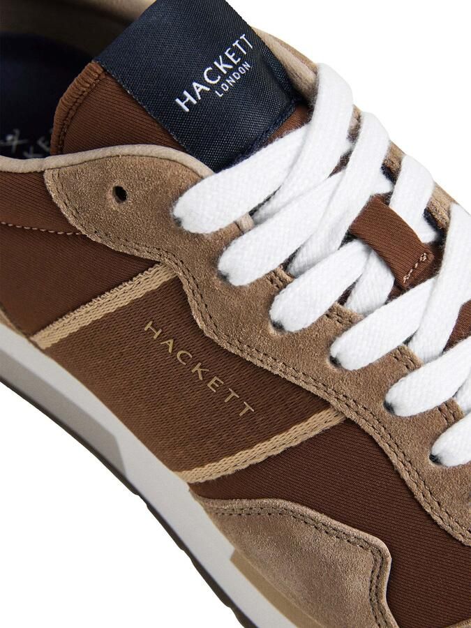 Hackett London Keston Symbol Leren Sneakers - Foto 5